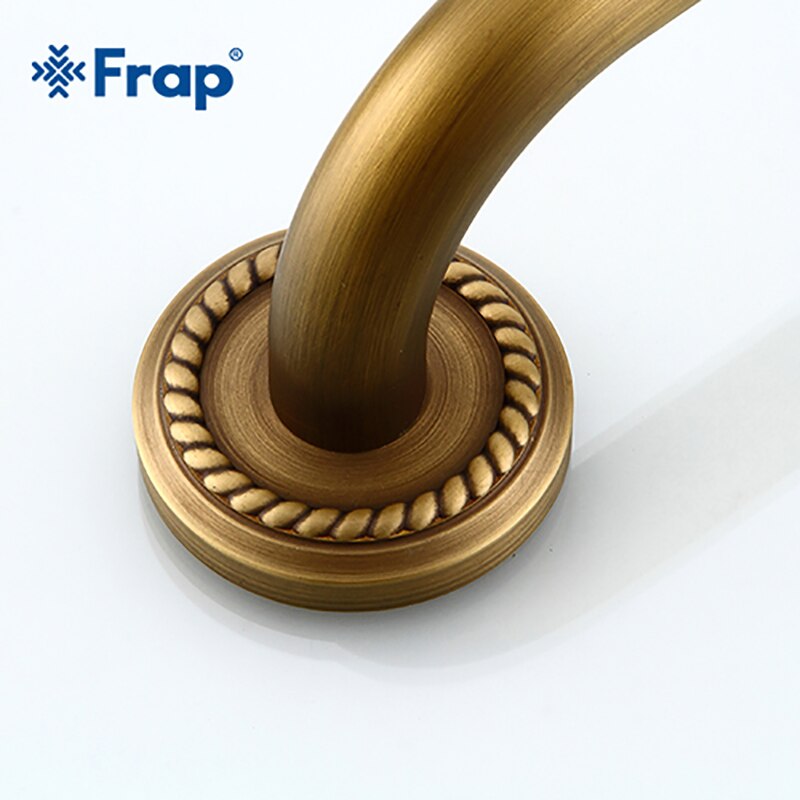 Frap Brass Bathroom Handrail Brushed Bathtub Handrail Safety Grab Bar The Old man Bathroom Toilet Armrest Y81054