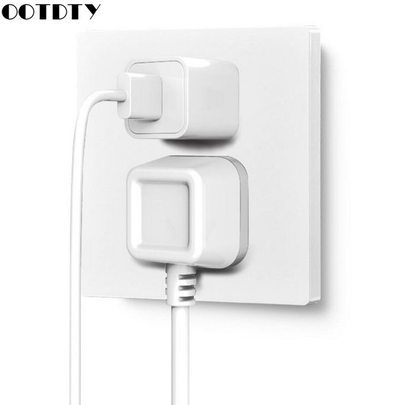 Multifunction UK 13A Wall Socket Push Button 2.1A Double USB Charging Ports