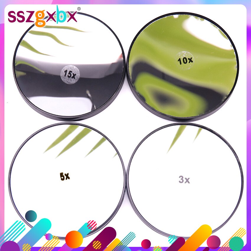 Makeup Mirror 3/5/10/15X Magnifying Mirror With Two Suction Cups Cosmetics Tools Round Mirror Magnification