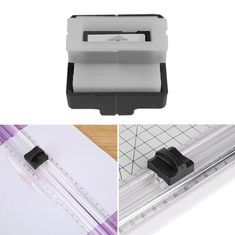 Paper Cutter Replacement Blade Plastic A4 Paper Trimmer Practical Hand Tools DIY Scrapbook Cutter Cutting Gadget