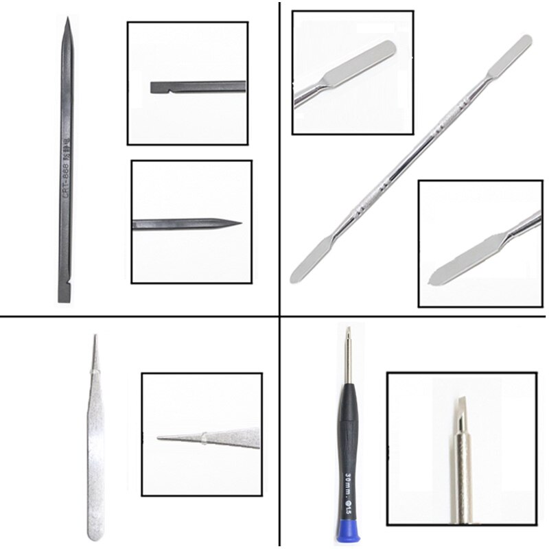 20 in 1 Mobile Phone Repair Tools Set Kit Pry Opening Tool Screwdriver for iPhone iPad Samsung Cellphone Hand Repair Tools Set