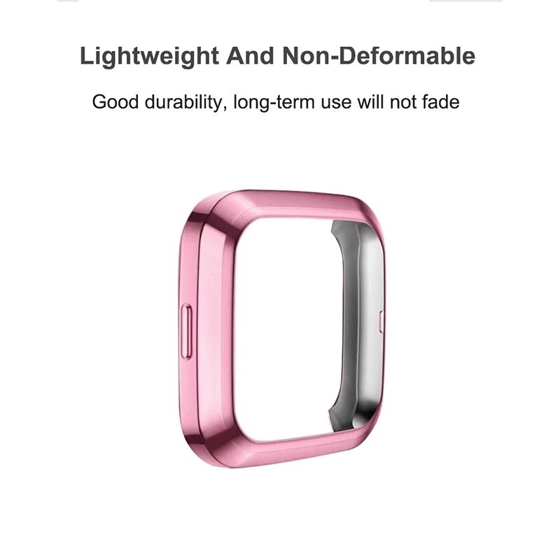 Milanese Strap Für fitbit versa 2 Band Metall Armband Mit Fall fitbit versa lite 1 Armband Protector Für armband Zubehör