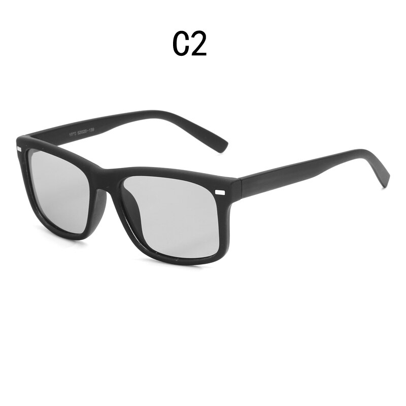 Polariseret fotokromisk vandringssolbrille vindtæt beskyttelsesbriller skifte farve mænd, der kører polaroid solbriller driverbriller  uv400: 12- kpb 1030-c2