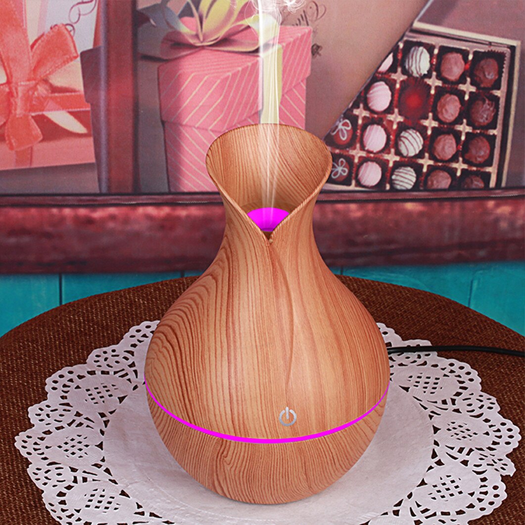 Usb Air Humidifier Purifier Aroma Diffuser Steam With Led 7 ColorLamp Ultrasonic Aromatherapy Diffuser Mist Make For Office Home