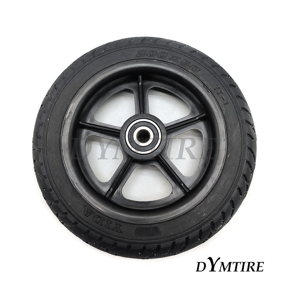200x50 Solid Tire Wheel for Electric Scooter 8 Inch Explosion-Proof Tubeless Tyre Parts