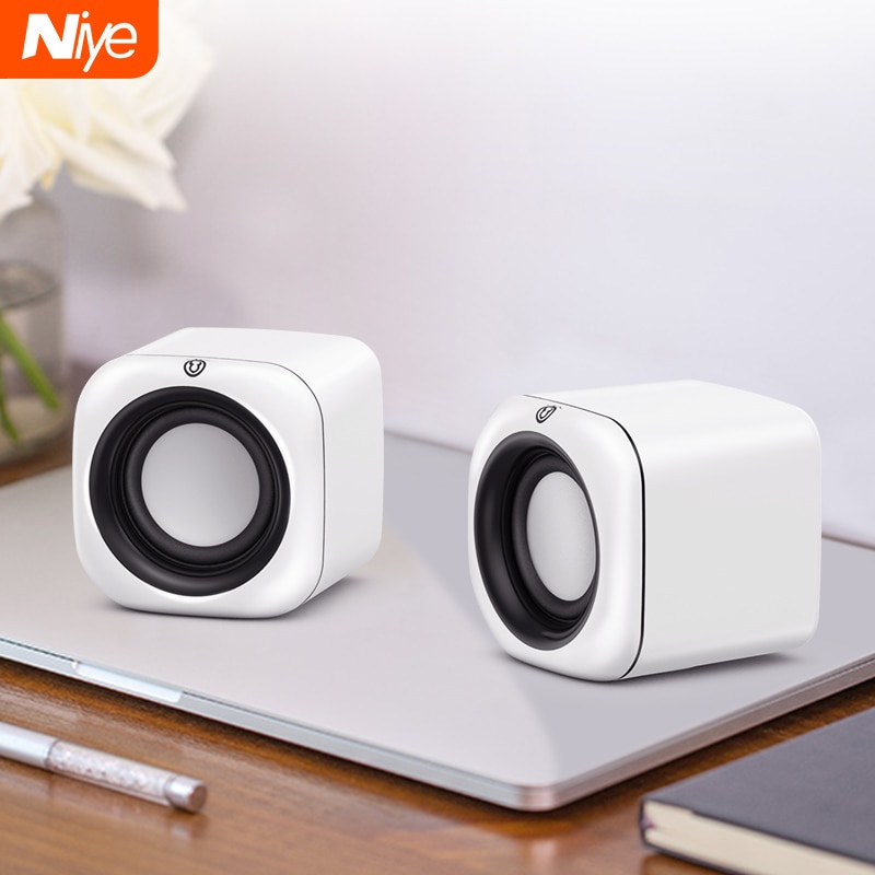 Computer Speaker Mini USB Protable Speakers 4D Stereo Bass Sound Subwoofer Music Player for PC Laptop Multimedia Loudspeaker