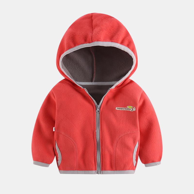 Herfst kinderen Jassen 18M-8Y Pure Kleur Baby Jongens & Meisjes Bovenkleding Jassen Casual Jassen Voor Peuter: P2 / 4T