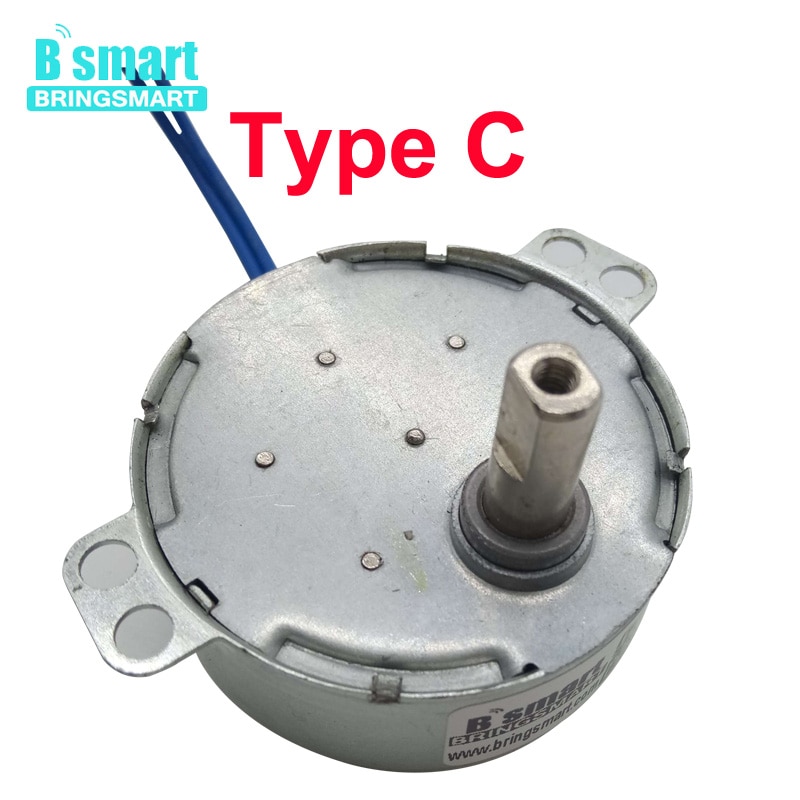 AC 5 V-240 V 0.9-70 RPM Permanente Magneet Elektrische Synchrone Motor 4W Vier Assen CW /CCW Voor Elektrische AC Fan/Magnetron