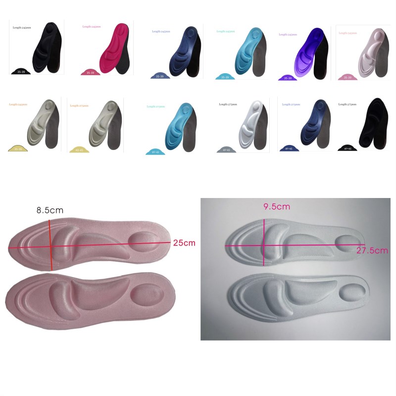 Inlegzolen Stretch Ademend Deodorant Kussen Voor Voeten Man Vrouwen orthopedische Binnenzool Voor Schoenen Zool Spons Hoge hakken Pad Plus size
