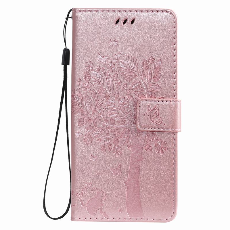 Luxury Case For Xiaomi Redmi Note 7 Case Flip Leather Wallet Cover For Xiaomi Redmi Note 7 Pro Mobile Phone Bag Redmi Note7 Case: For Redmi Note 7 / Rose Gold