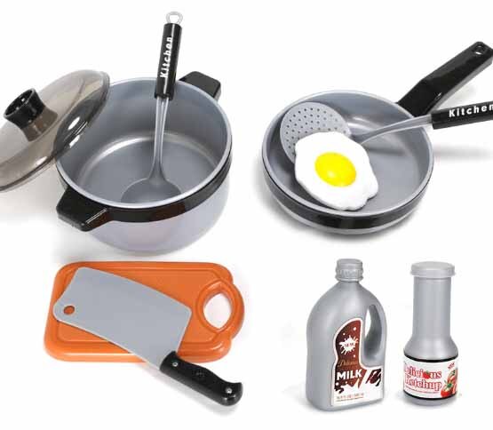 Giocattolo impostato da cucina pianoforte cottura a Induzione Simulato cucina per Bambini casa del gioco del giocattolo bollitore bambini pentole fingere gioca giocattoli del regalo Della Ragazza: 9-pezzo impostato