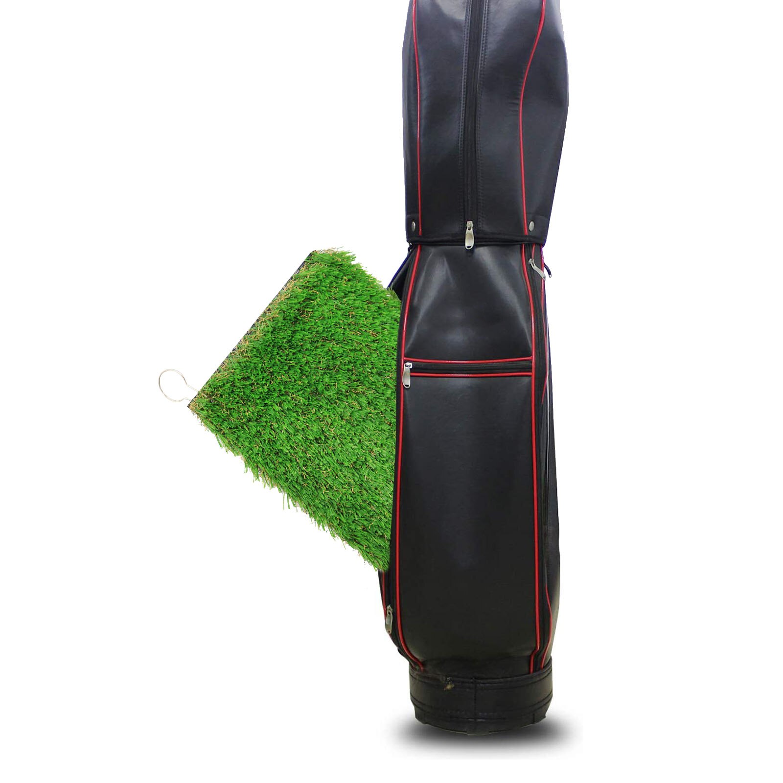 Mini Chipping Hitting Golf Mat 30x20cm with Hook Swing Training Putting Green Practice Accessories Indoor Outdoor