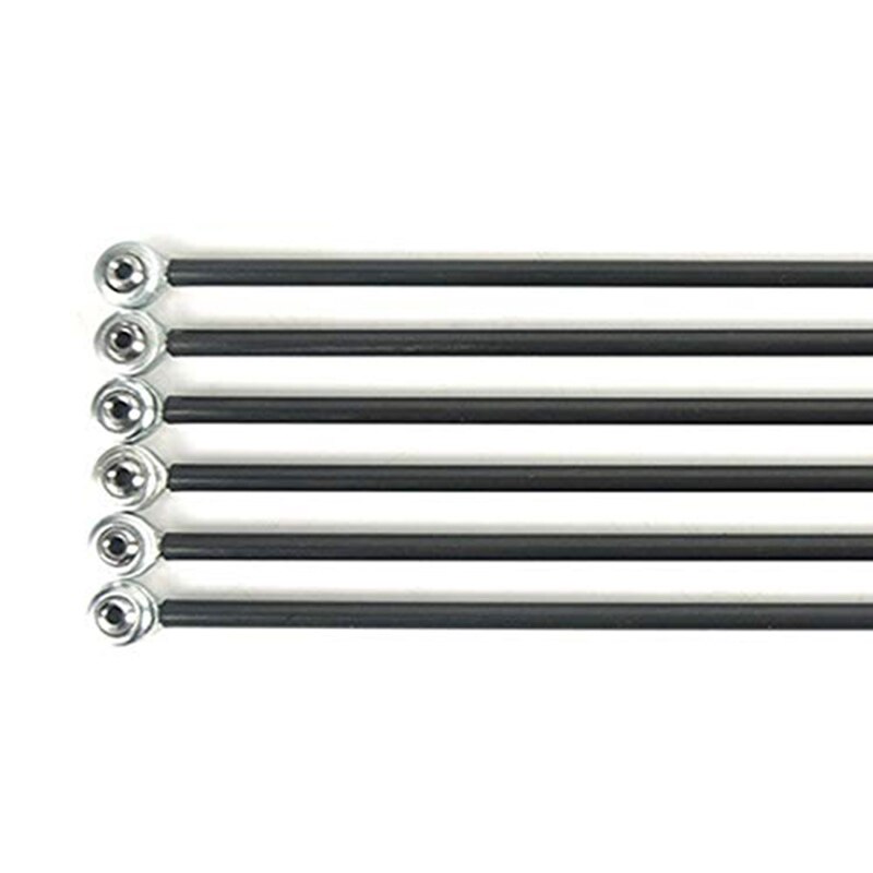 6 Pz/impostato Parallelo Manipolatore Fisheye Canna in Carbonio kit per Viti Kossel delta 3D Parti Della Stampante Accessori