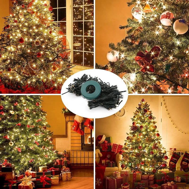 400 LED-kerstboomverlichting Kerstverlichting voor binnen- en buitendecoratie Buitenwatervalverlichting Kerstdecoratie