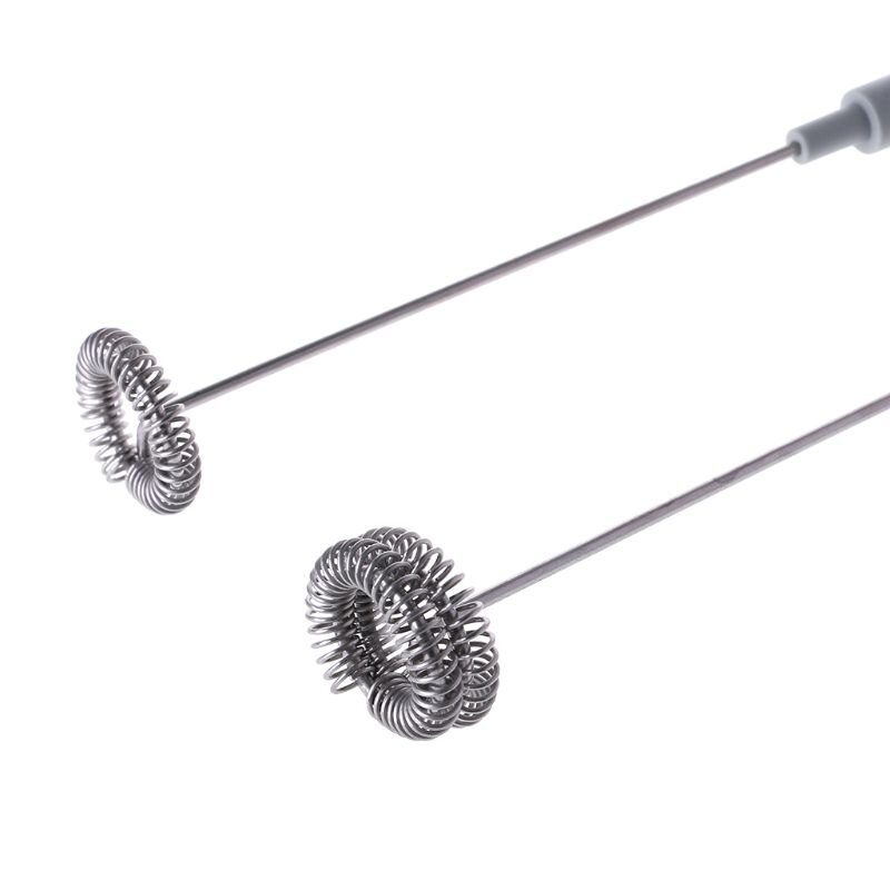 Kit de Espumador de leche eléctrico de mano de acero inoxidable agitador automático herramientas de cocina 10166