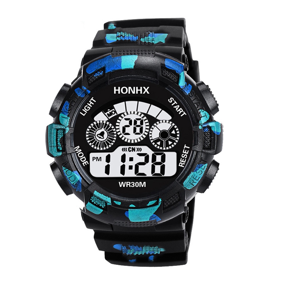 Heren Horloges Top Horloges Heren Digitale Led Horloge Datum Sport Mannen Outdoor Casual Elektronische Polshorloge Relogio Masculino