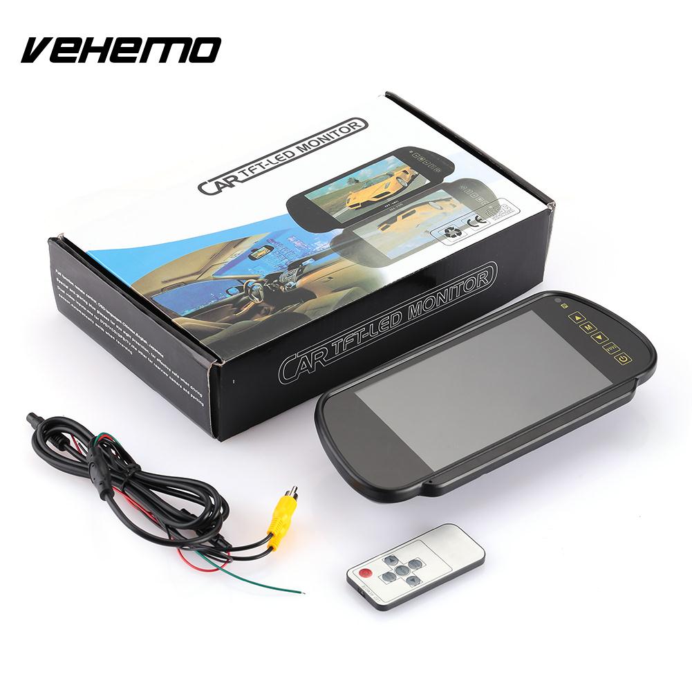 Vehemo Bluetooth Auto Achteruitkijkspiegel Monitor Auto Monitor MP5/Dvd/Tv/Mtv Screen Auto Backup Spiegel monitor Premium Universele