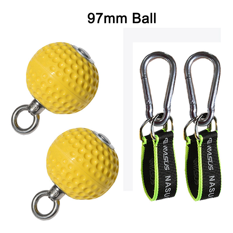 Balle d&#39;escalade suspendue 97/72mm, pour les poignets, la Force des mains, les bras et les doigts, outil d&#39;entraînement: 97mm Ball