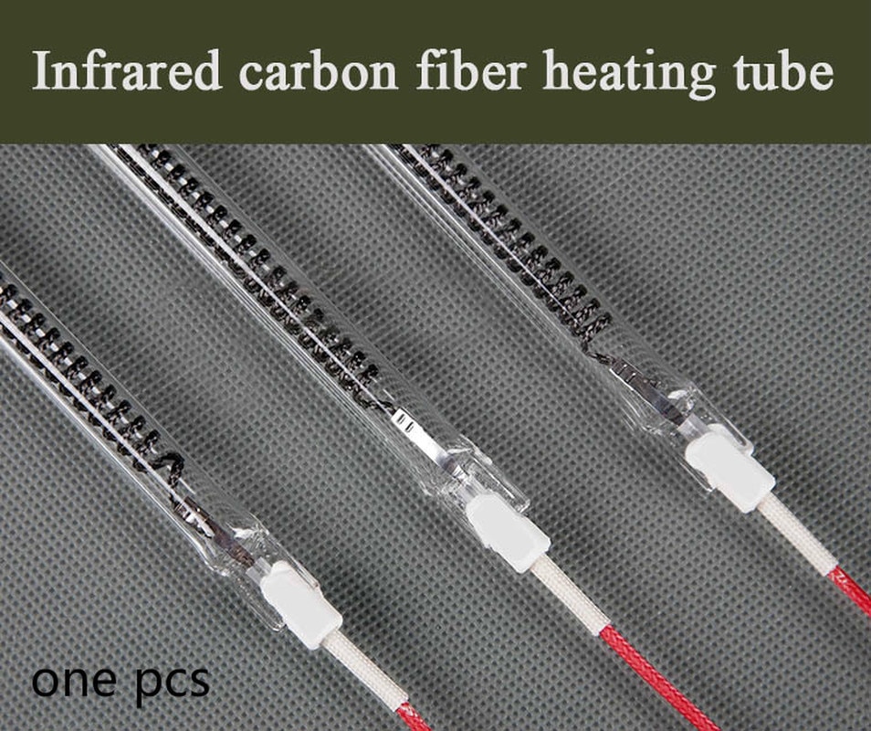 Carbon faser infrarot heizung element quarz heizung rohr infrarot beschichtung aushärtung lampe bad heizung teil 220v