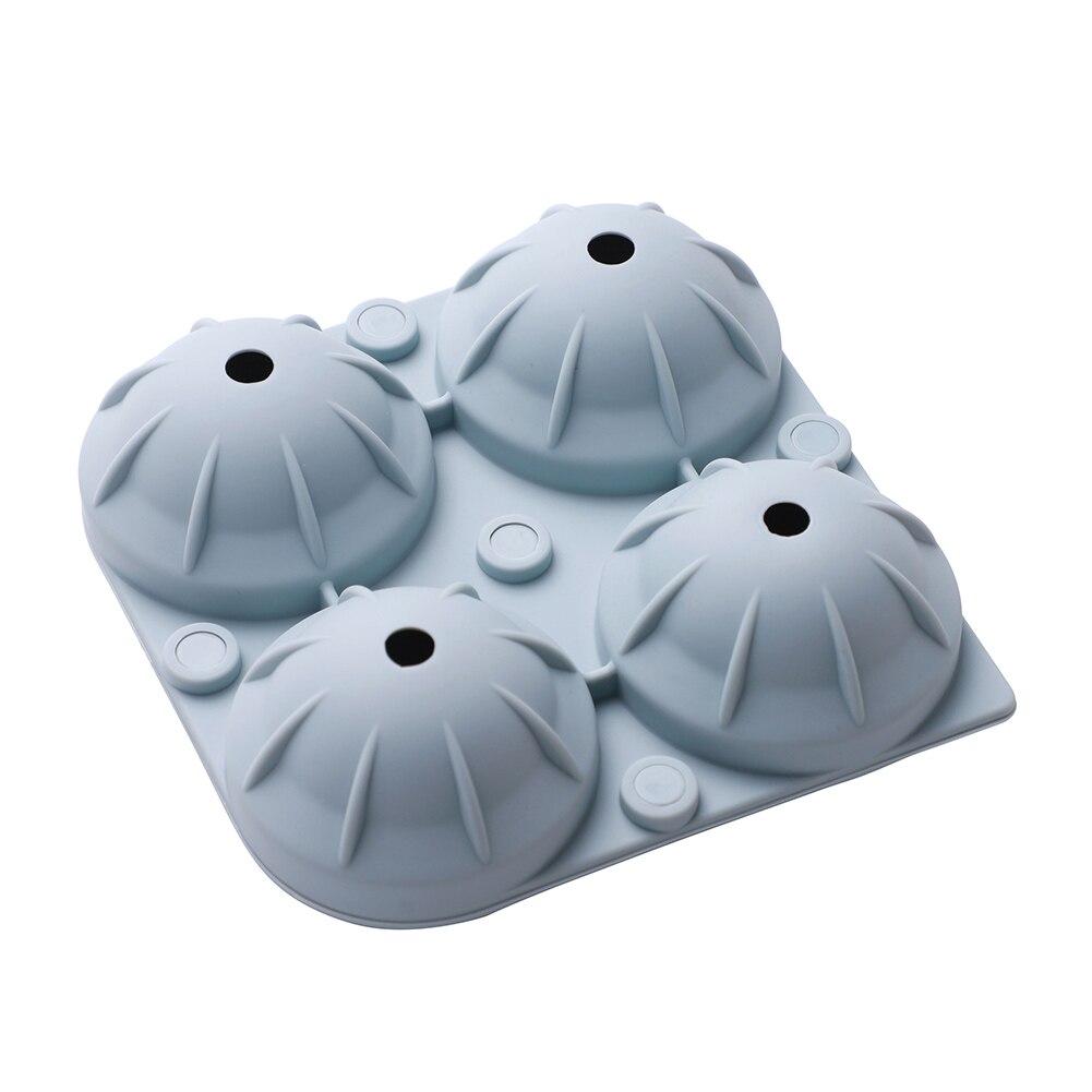 Isbollsmaskin 4 rutnät luktfri matklassad silikon isformbricka husgeråd sdf-ship