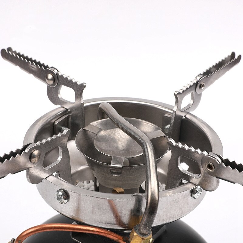 Estufa de Camping a gasolina, estufa portátil para exteriores, Mini combustible líquido, Alcohol, Camping, quemador de Picnic, estufa de aceite de gasolina, utensilios de cocina
