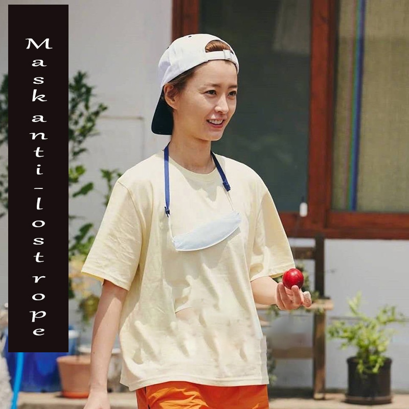 Face Mask Hanging Hook Mask Lanyard Hanging Rope Storage Hook Handy Convenient Holder Rope Antilost Antidrop Hanging Neck Rop