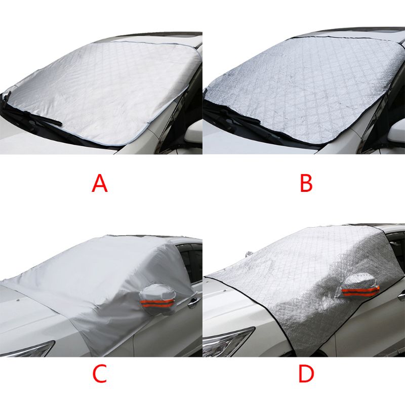 1pc Car Windshield Cover Thickening Anti-frost Outdoor Snow Glass Snow Cover