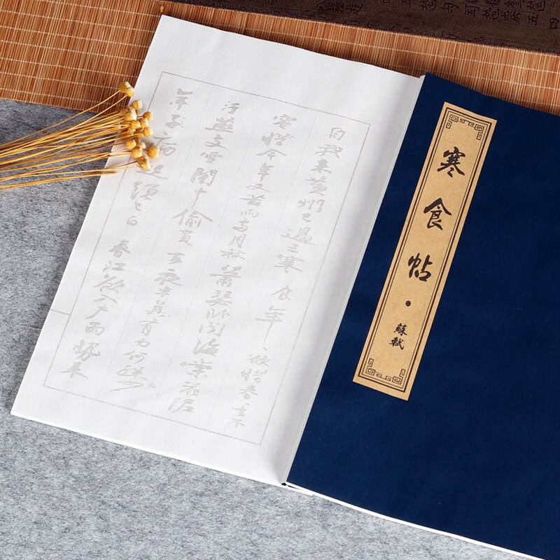 Chinese Calligraphy Copybook Small Regular Script Copying Book Running Script Scriptures Poem Copybook Calligraphy Practice: N
