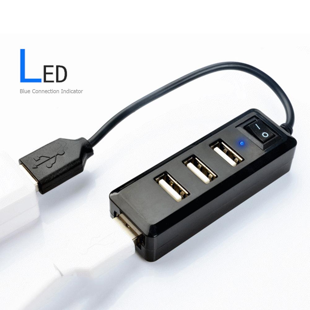 Voor Computer Multi Usb Extension Adapter 4 Poorten Usb 2.0 Hub Splitter Met Switcher Eenvoudig En Eenvoudige Installatie