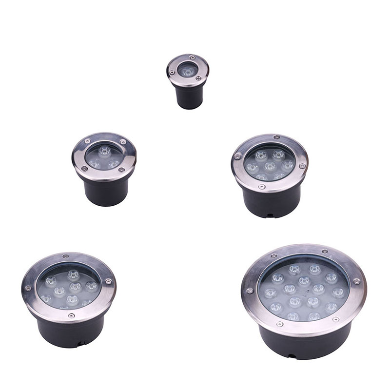 12V 24V Outdoor LED Lighting IP68 Waterproof Inground Landscape Light Lamp 1W 3W 7W 9W 15W