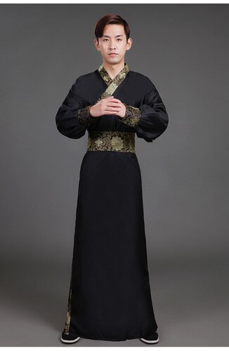Mannen Hanfu Volwassen Kostuum Hanfu Kostuums Verbeterde Chinese Stijl Warrior Ridders Geleerden Song-dynastie Kostuums: 3 / L