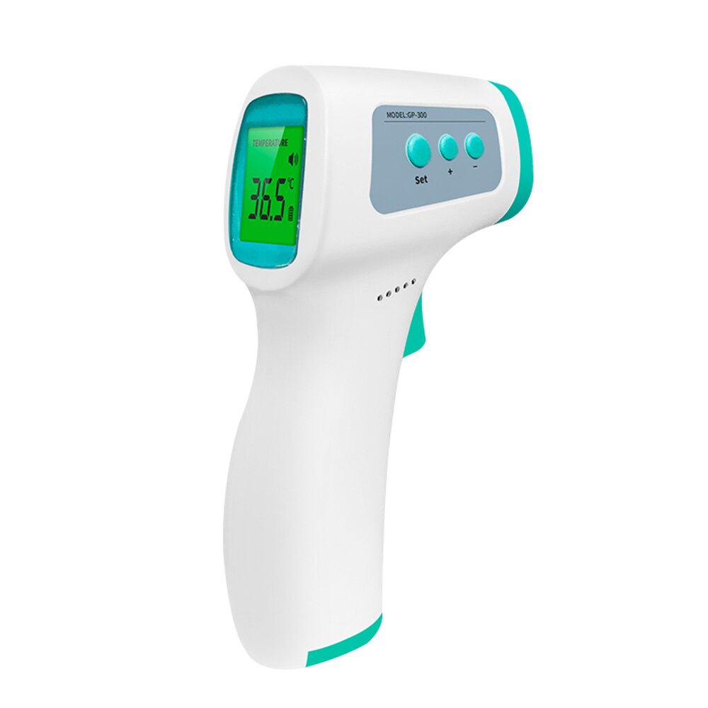 Termómetro Digital infrarrojo IR sin contacto, GP-300 de temperatura corporal, para la frente: Green