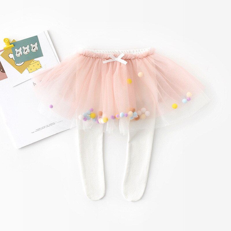 2 pièces/lot bébé bas -né bébé collants enfant en bas âge jupe Style enfants filles collants coton collants enfants bas 0-24M