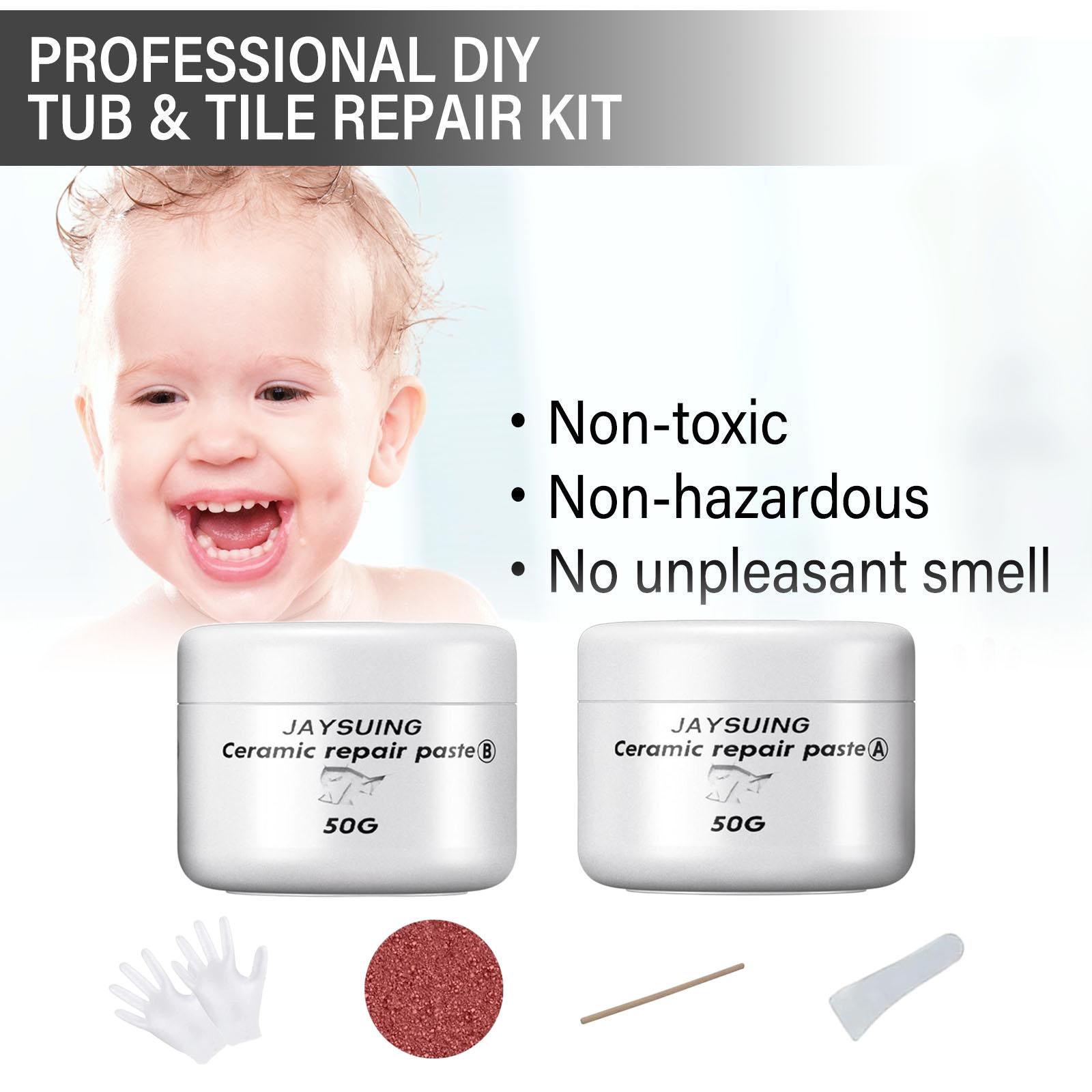 Ceramic Repair Paste Tub Repair Kit for Basin Sink Countertop Bathroom