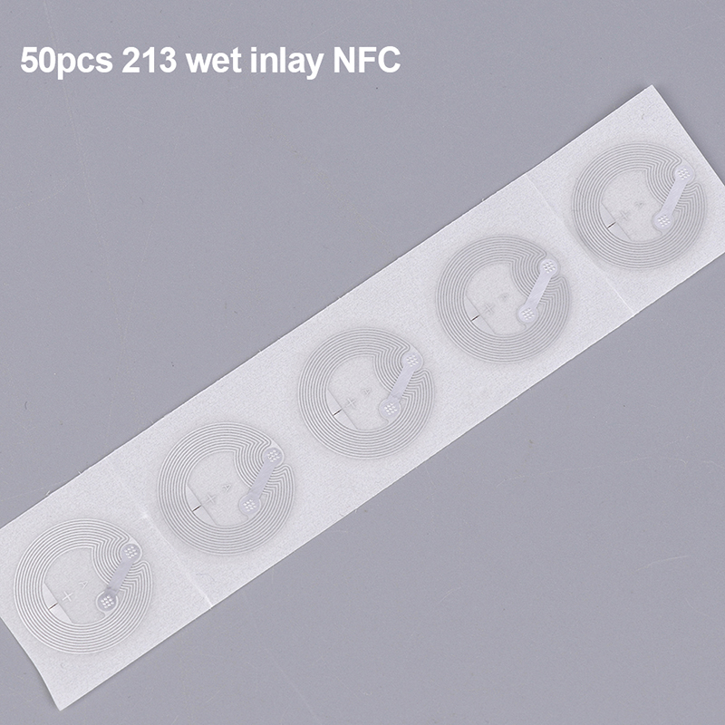 1/20/50 sztuk NFC etykiety naklejki odznaki naklejki etykiety RFID elektroniczny etykietka wielokrotnego zapisu tajny klucz naklejka tagi NFC: Różowy