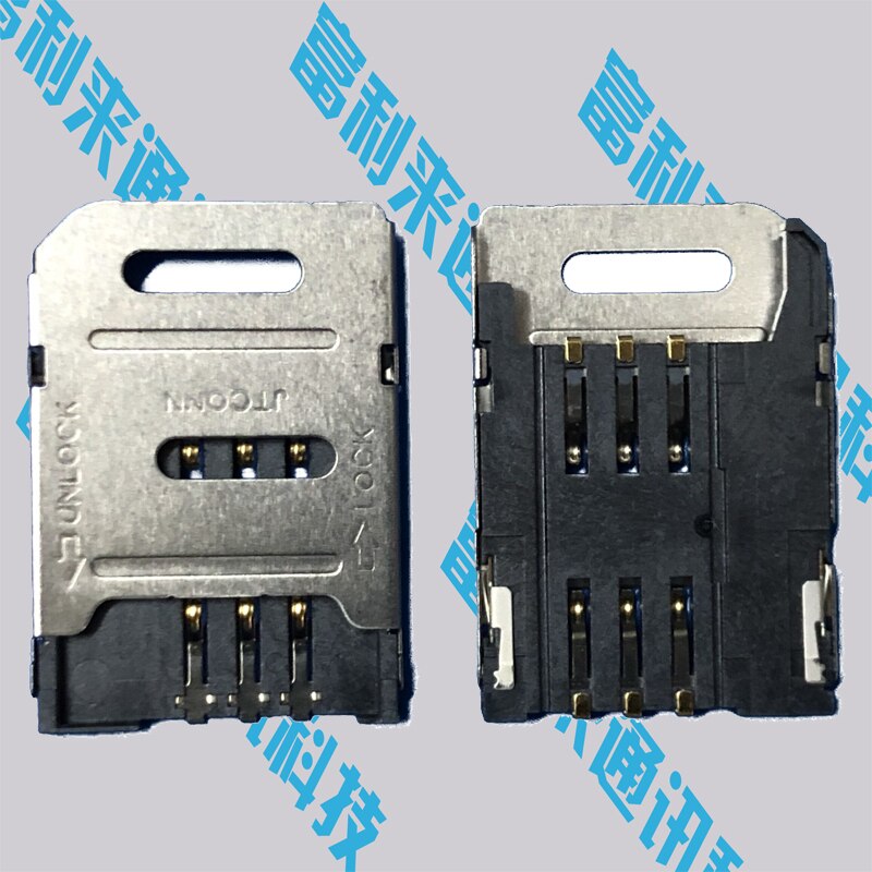 Oude Machine Flip Slider Grote Sim Sd Tf Card Slot Adapter Houder Panel Pc Laptop Smartphone Push Pull Kind Horloge elektronische