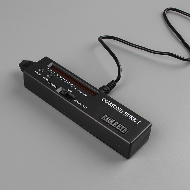 Détecteur de diamant de bijoutier de , machine d'essai d'ultraviolet de diamant sûr I, sélecteur de bijoux de pierre gemme d'oeil d'aigle