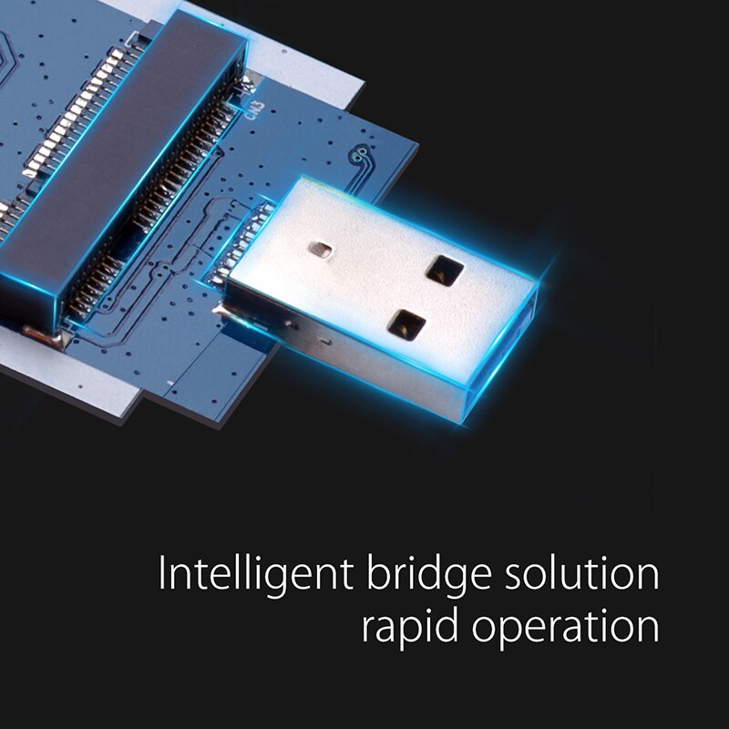 ORICO Aluminum Mini mSATA SSD Enclosure USB3.0 5Gbps High-speed Screw Fixing for Windows/Linux/Mac -Silver