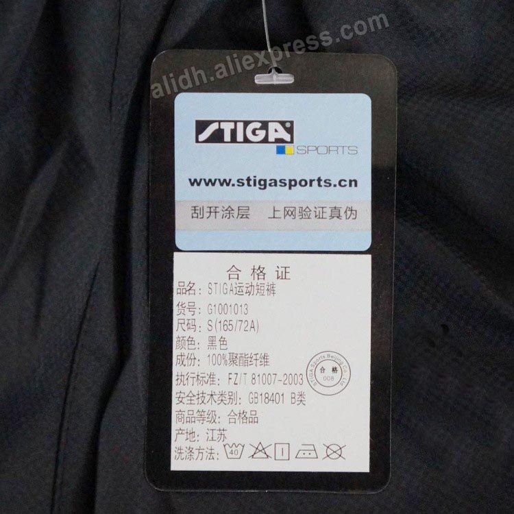 Original tischtennis kurze Hose für stiga tischtennis rackests professionelle badehose schläger Sport G100101 Tischtennis spiel