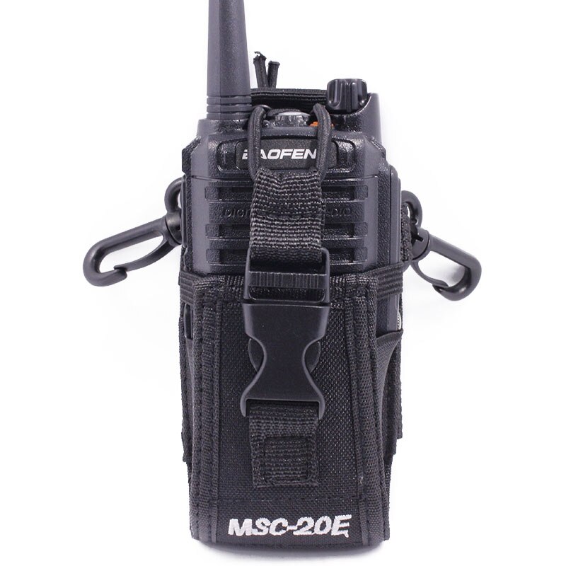 2Pcs Abbree MSC-20E Draagbare Walkie Talkie Nylon Case Cover Handsfree Houder Voor Baofeng UV-XR UV-9R Tyt Woxun Motorola Radio