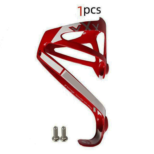 XXX ultralightsided carbon fiber mountain bike road bike bottle cage 16g water bottle holder water cup holder: light yellow