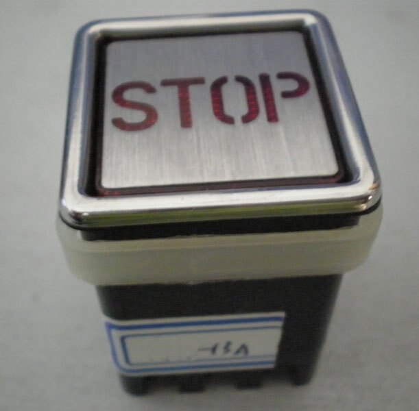 Botón pulsador/pulsador del elevador AK13 30*30 MM ZL-13A