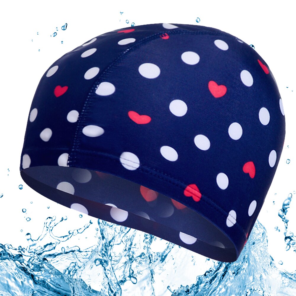 Women Men Swimming Cap Waterproof Fabric Protect Ears Long Hair Sports Siwm Pool Swimming Hat Swimming Accessories