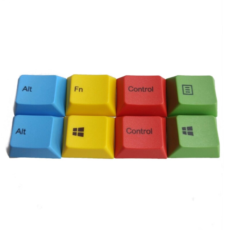 8Pcs 1.25U PBT Dye Sublimation KeyCaps Mechanical Keyboard Keycaps for Cherry MX Switch R1 Keycaps: B