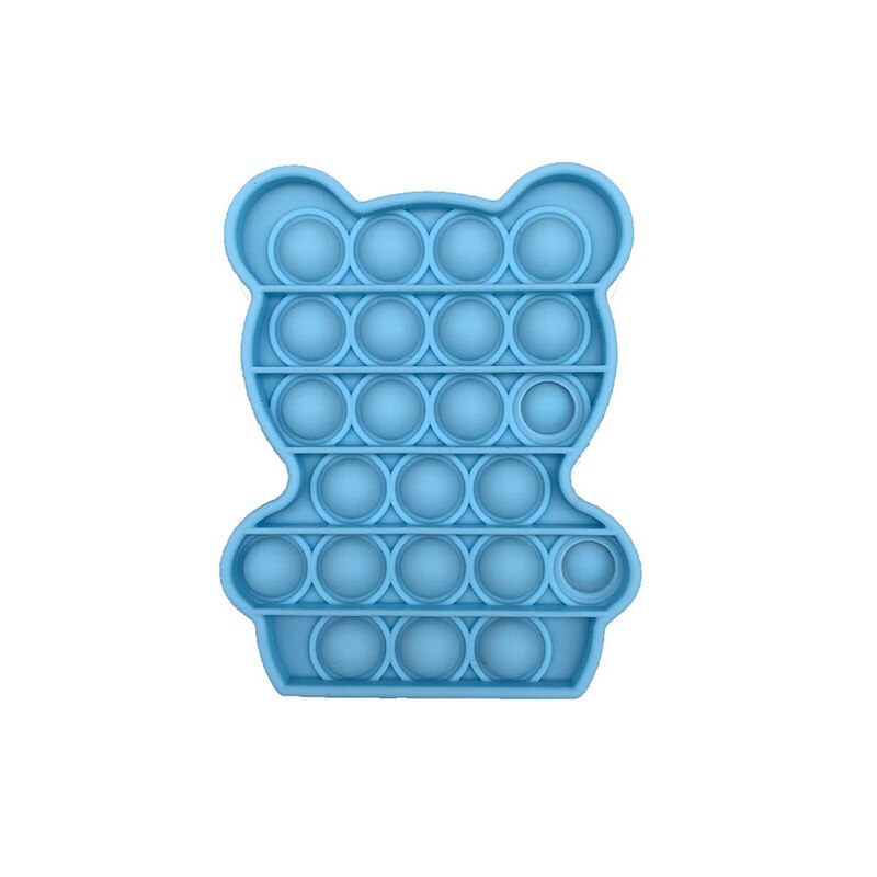 Nowe Push Bubble Fidget zabawki antystresowe dla dorosłych dzieci jednorożec królik Pop Fidget zabawka sensoryczna autyzm specjalne potrzeby Stress Reliever: 8