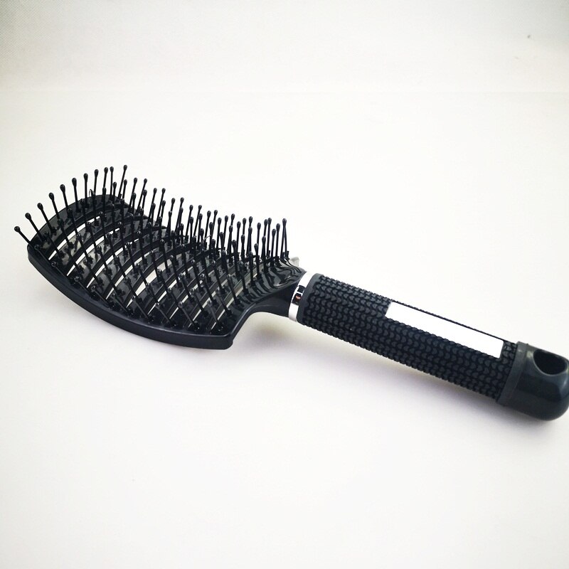 Haar Borstel Voor Salon Kappers Styling Tools Massage Kam Krullend Ontwarren Haar Borstel Hoofdmassage Borstel Styling Tiptap: Black