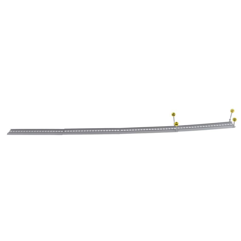 4X Trein Straight Track Railway Accessoires Kids Diy Assemblage Gebouw Speelgoed