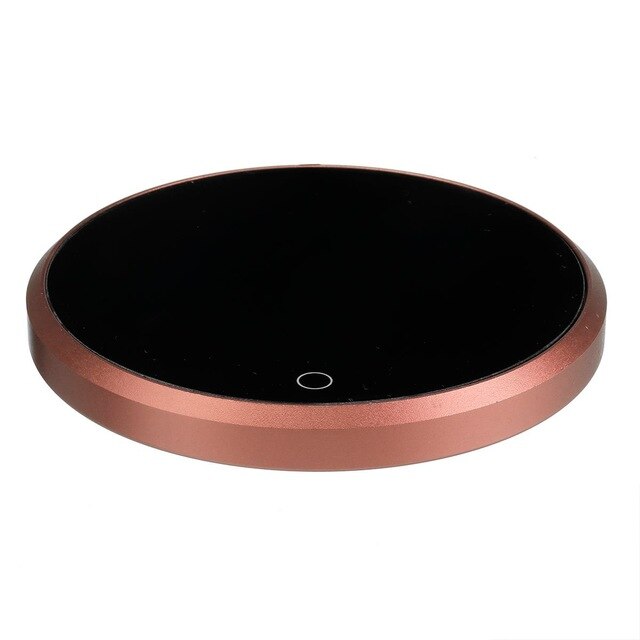 Electric Cup Heating Mat Warmer Cup Mat Pad Electric Tray Coffee Tea Drink Warmer Cup Heater Beverage Mug Pad Office: Gold / AU PLUG 220V
