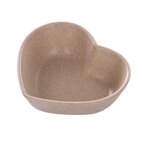 Homies-vaisselle de cuisine polyvalente en forme de feuille, petites soucoupes assaisonnées bol blé paille plat vaisselle japonaise 1 pièce: Kaki foncé