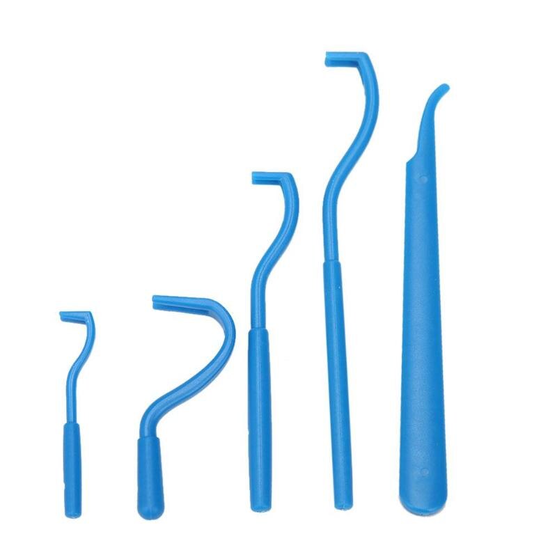 5 pcs Tick Twister Haak Tool Remover Pack x 5 Maten Menselijk/Hond/Huisdier/Paard/Kat tick Remover Pincet Huisdier Levert: Blue 5pcs